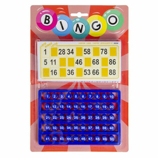 Bingo spēļu komplekts uz kartes (6 gab.)