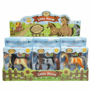 LITTLE HORSE - rotaļu zirgi displejā (12 gab.)