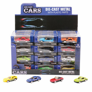 SPORTA AUTO MIX, MĒROGS 1:72 DISPLEJĀ (48 gab.)
