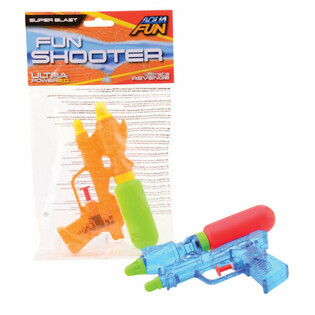 AQUA FUN - Ūdens pistoles, 16 cm - Ar pakaramo kartonu (12 gab.)