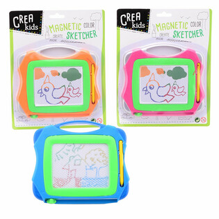 CREA KIDS - Magnētiskais krāsu zīmē&scaron;anas dēlis (12 gab.)