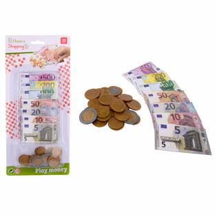 HOME SHOPPING - EURO ROTAĶU NAUDA UN BANKNOTES UZ KARTES (6 gab.)