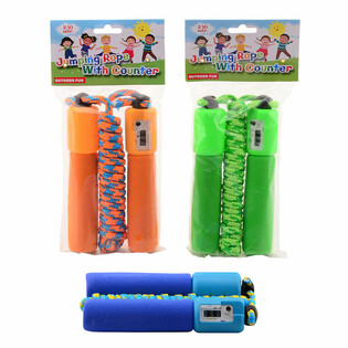 OUTDOOR FUN - lēcamaukla ar skaitītāju, 2,10 m (6 gab.)