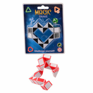 MAGIC SNAKE - 3D Čūskas Puzle uz Kartītes (24 gab.)
