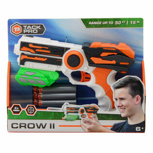 TACK PRO CROW II Pistole ar 6 mīkstajām bultām - 23 cm