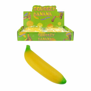 Saspiežamais banāns &bdquo;Squeeze&ldquo; - 18 cm (Displejs ar 12 gab.)
