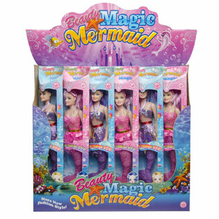 Maģiskā Nāriņa Mermaid Lelle Displejā (12 gab.)