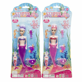 Nāriņa / Mermaid lelle uz kartītes (6 gab.)