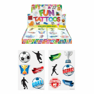 JAUTRIE TETOVĒJUMI - MODELIS: FUTBOLS DISPLEJĀ (96 gab.)