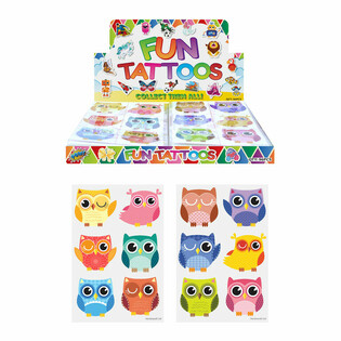 Fun Tattoos Pūce - Displejs (96 gabali)