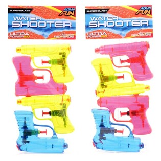 Aqua Fun Ūdens Pistolīšu Komplekts - 4 Gabali, 11 cm