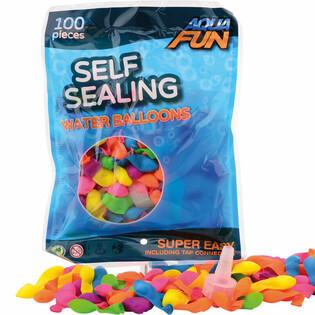 AQUA FUN - 100x Pašaizverošas Ū dens Bumbas (6 gab.)