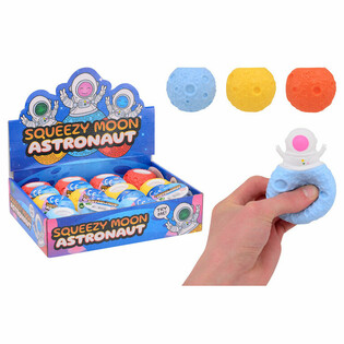 Astronaut Squeezy Moon Ball - Displejā (12 gab.)