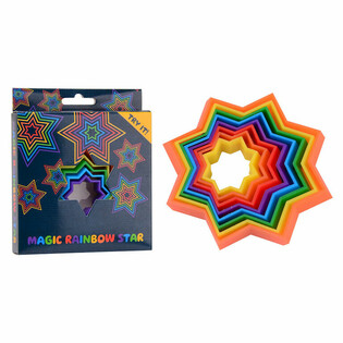 MAGIC STAR 3D FIDGET SPĒLE - 3D MAGIC SHAPE - MAGIC FIDGET 3D - KĀRBIŅĀ (24 gab.)