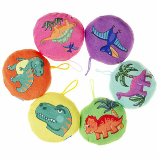 Plī&scaron;a Dinozaurs - Diametrs: 10 cm (48 gab. komplekts)