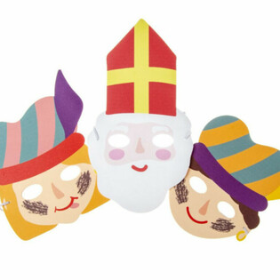 SINTERKLAAS - PUTU GUMIJAS MASKAS SV. NIKOLAJS UN PIETS (48 gab.)