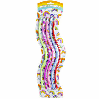 5 daļu lokāmo zīmuļu komplekts Twisty XL uz kartītes (10 gab.)