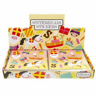 Jautras uzlīmes - Modelis: Svētais Nikolajs (Sinterklaas) (120 gab.)