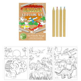 Dinozauru zīmē&scaron;anas komplekts ECO FRIENDLY (25 gab.)
