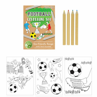 ECO FRIENDLY futbola zīmēšanas komplekts (25 gab.)
