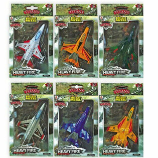 Metāla F16 Lidmašīnas Die-Cast (6 gab.)