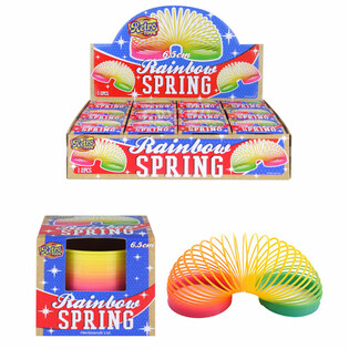 RETRO TOYS - VARAVĪKSNES SPIRĀLE &Oslash; 6,5 CM DISPLEJĀ (12 gab.)