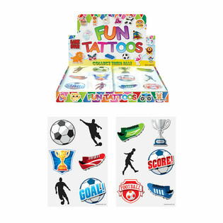 FUN TETOVĒJUMI - FUTBOLS DISPLEJĀ (96 GAB.)