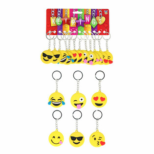 Smiley Atslēgu piekariņi Mix (12 gab.)