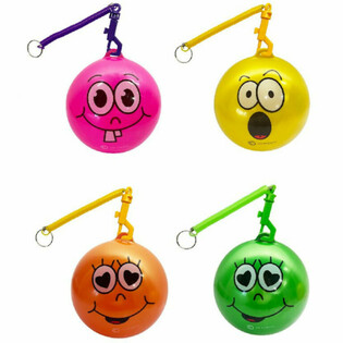 SMILEY BUMBA AR AUKLU / BUNGEE BUMBA &Oslash;23 cm (10 gab.)