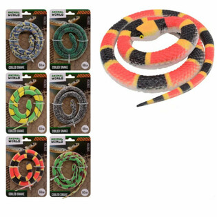Animal World Čūska uz Kartes (60 cm) - Displejs 24 gab.