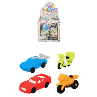 DZĒ&Scaron;GUMIJAS - MODELIS: TRANSPORTLĪDZEKĻU MIKSS - DISPLEJĀ (80 gab.)