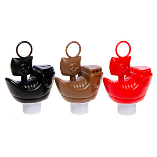 Pirātu Kuģis Pīļu Mak&scaron;ķerē&scaron;anai - Mix Krāsas - 8 cm (15 gab.)