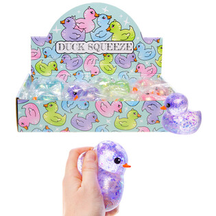 SASPIEŽAMĀ PĪLE SQUEEZE DUCK - MIX KRĀSAS - DISPLEJĀ (12 gab.)