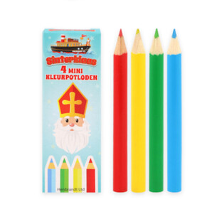 Krāsu zīmuļi Sinterklaas (Svētais Nikolajs) 4 gab. displejā (120 gab.)