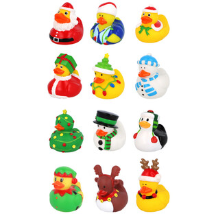 Ziemassvētku Vannas Pīlīšu Mix 6cm (12 gab.) - Svētku Dāvaniņas