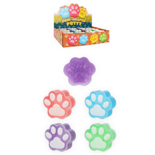 Suņa ķepas formas slaims - Paw Shaped Putty (24 gab.)