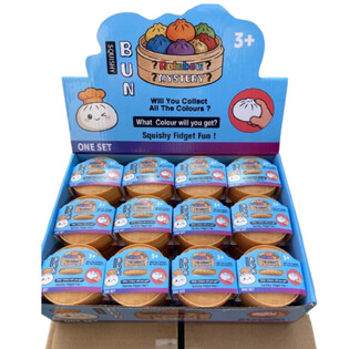 RAGE - Squishy Bun Dumplings MAZS (5.3x5.3x4.1 cm) - Viral 2026 Fidget Toy (24 gab.)