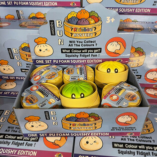 RAGE - Squishy Bun Dumplings LIELI - ONE SET PU FOAM SQUISHY EDITION (12 gab.)