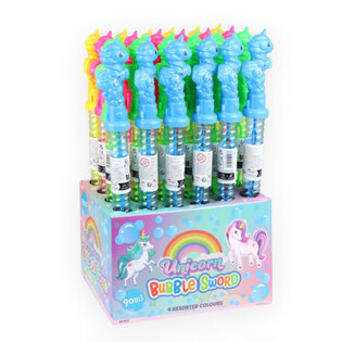 LIELĀ ZIEPJU BURBUĻU NŪJIŅA 35 CM - VIENRADZIS / UNICORN DISPLEJĀ (24 gab.)