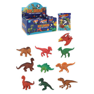 Pārsteiguma Maisiņš / Blindbag - Tēma: Dinozauri displejā (60 gab.)