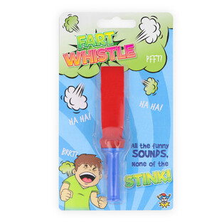 Fart Whistle - Svilpe ar pirdienu skaņām uz kartītes (12 gab.)