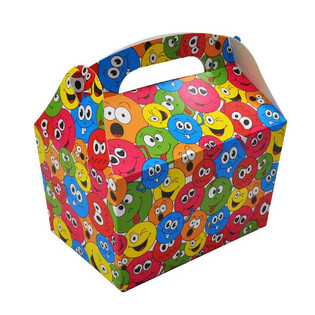 MENUBOX MODELIS: SMILEY - Izm. 18.5x12x19 CM - PĀRTIKAS KASTE - BĒRNU KASTE (24 gab.)