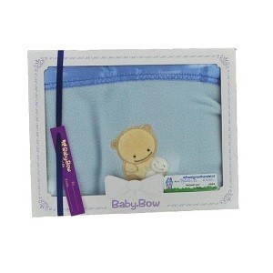 Baby Bow Flīsa Zīdaiņu Sega - Zila