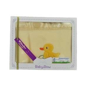 Baby Bow Flīsa Segas Komplekts - Dzeltens
