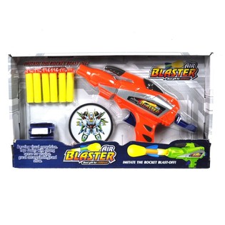AIR BLASTER PISTOLE AR BULTĀM UN MĒRĶI (2 gab.)